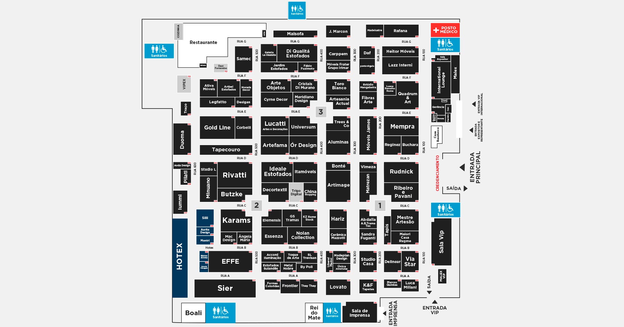 Mapa da feira